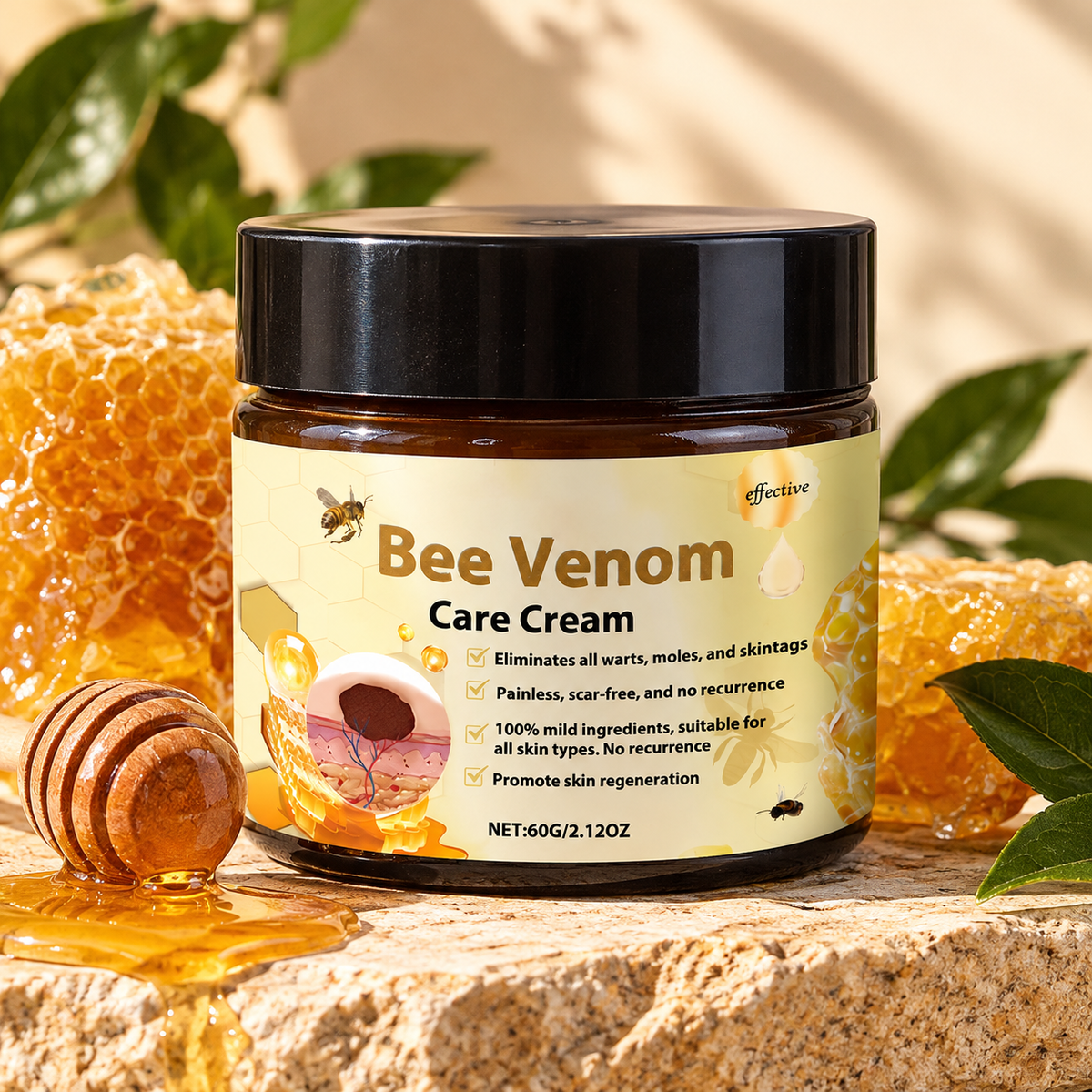Crema reparadora de veneno de abeja 60g