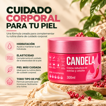 Crema Reductora de Estrías y Celulitis CANDELA